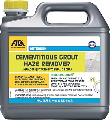 FILA Surface Care Solutions DETERDEK - Removedor de neblina de lechada cementosa, 1 galón