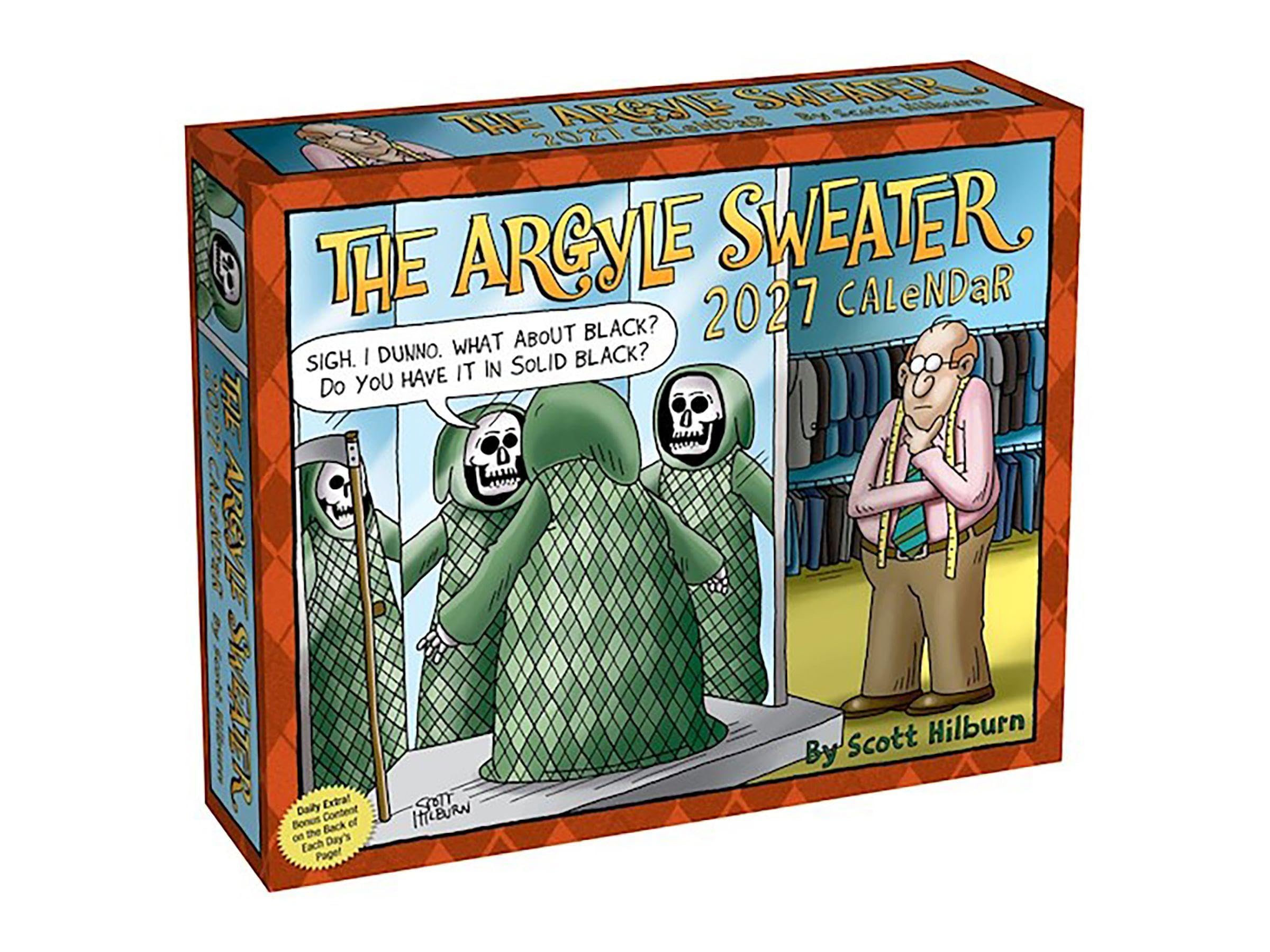 The Argyle Sweater 2027 Day-to-Day Calendar: Original Andrews McMeel-Tagesabreißkalender [Kalendar]
