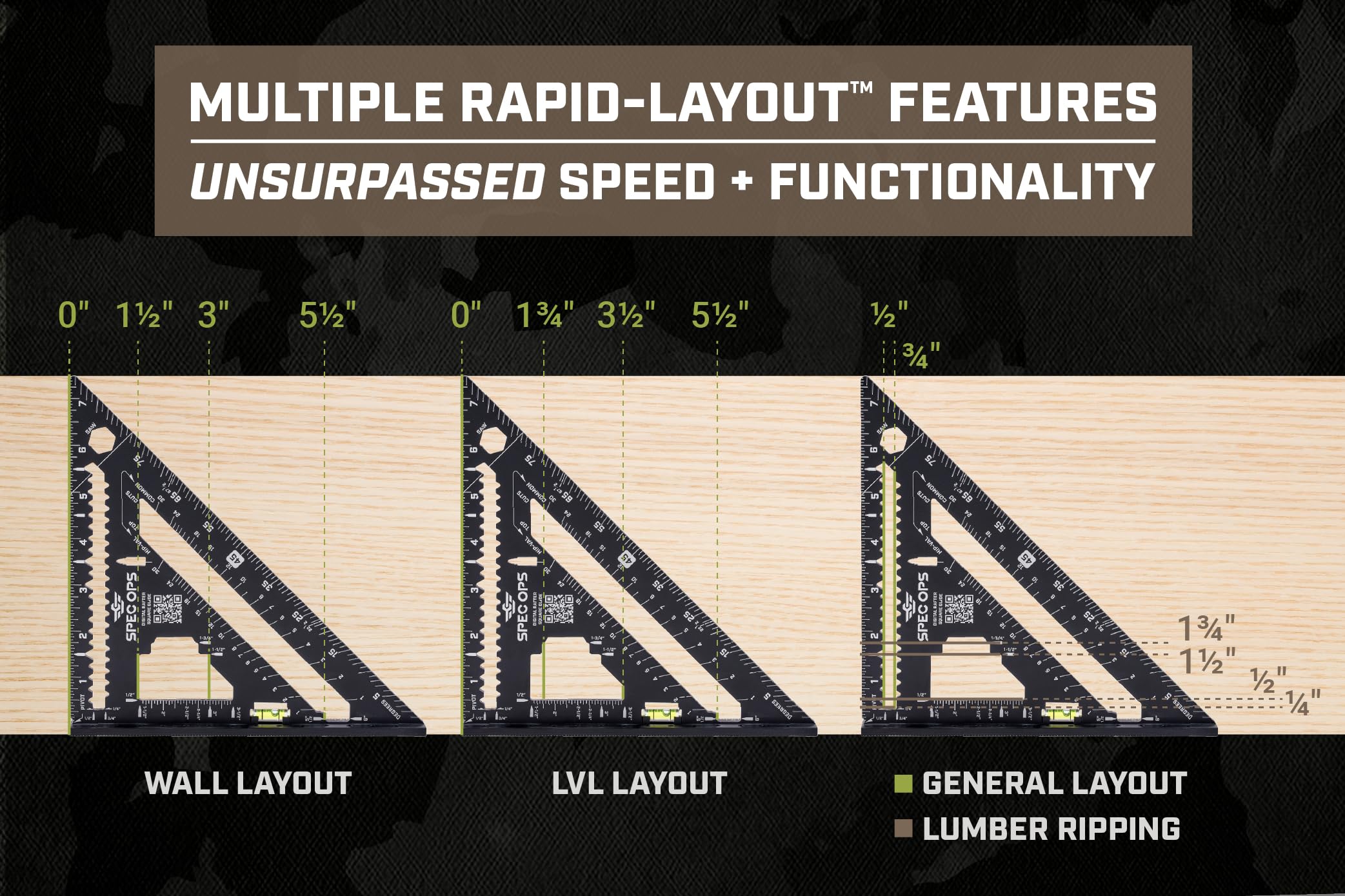Spec Ops Fury Rafter Square - Precision Layout Tool -2 Spec Ops Fury Rafter Square - Precision Layout Tool -2