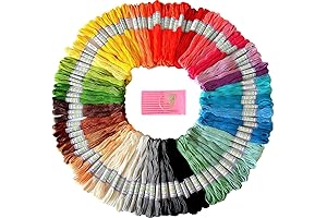 Premium Rainbow Color Floss: Ideal for Bracelets, Crafts, and Embroidery