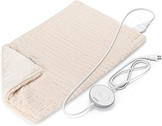 Pure Enrichment PureRadiance Luxury Heating Pad for Cramps, Back, Neck, & Shoulder Pain Relief, Patented Design, Soft Faux...