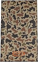 Mud River Maynard Reece Vintage Camo Dog Crate Pad - Water-Resistant Kennel Mat with 1" Foam for Hunting Dogs, Small 26x16"