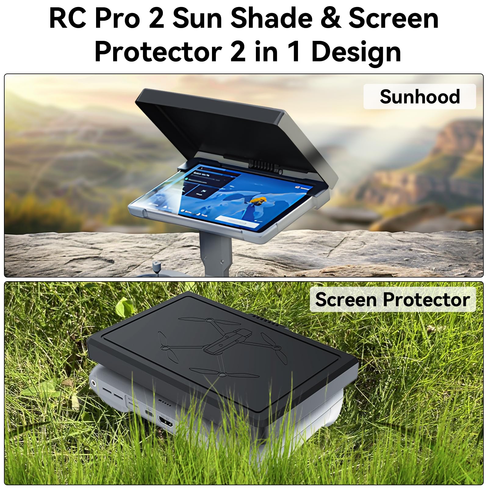 Craznick RC Pro 2 Controller Sun Hood - Image 2