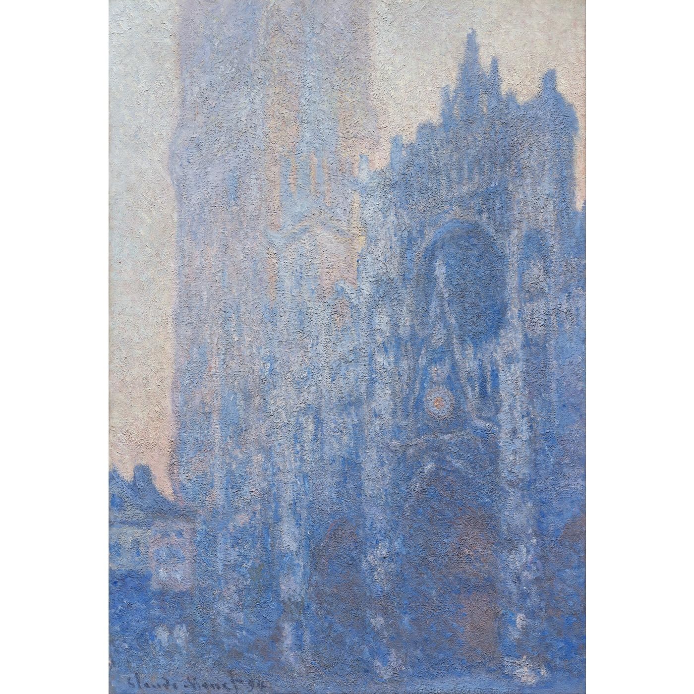 Toile Monet Cathédrale de Rouen 76x101 cm ARTICULOZY pour salon - 2