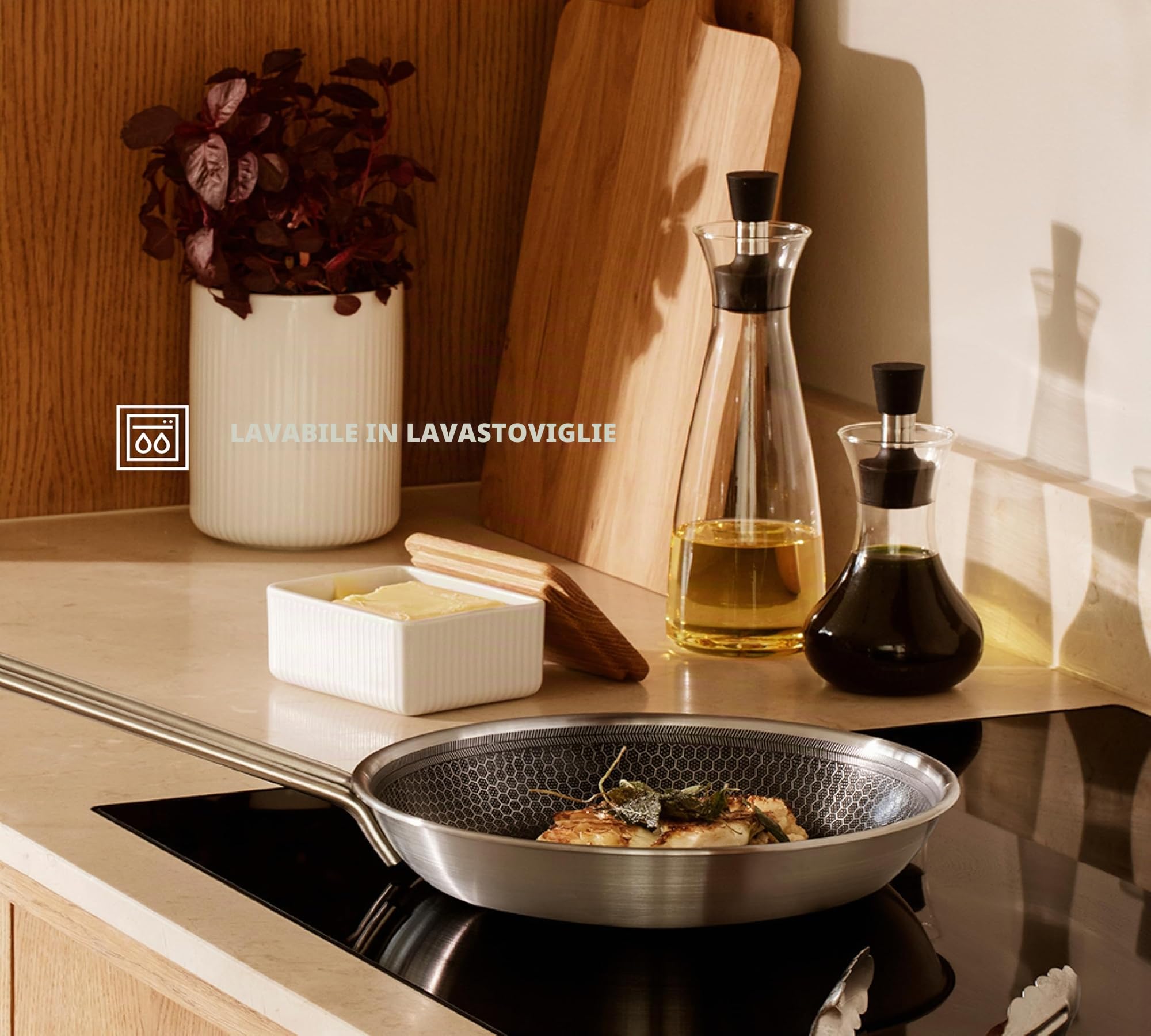 EVA SOLO | Set Oilcarafe & Shaker | Drip-free – no olio o condimento sul tavolo |