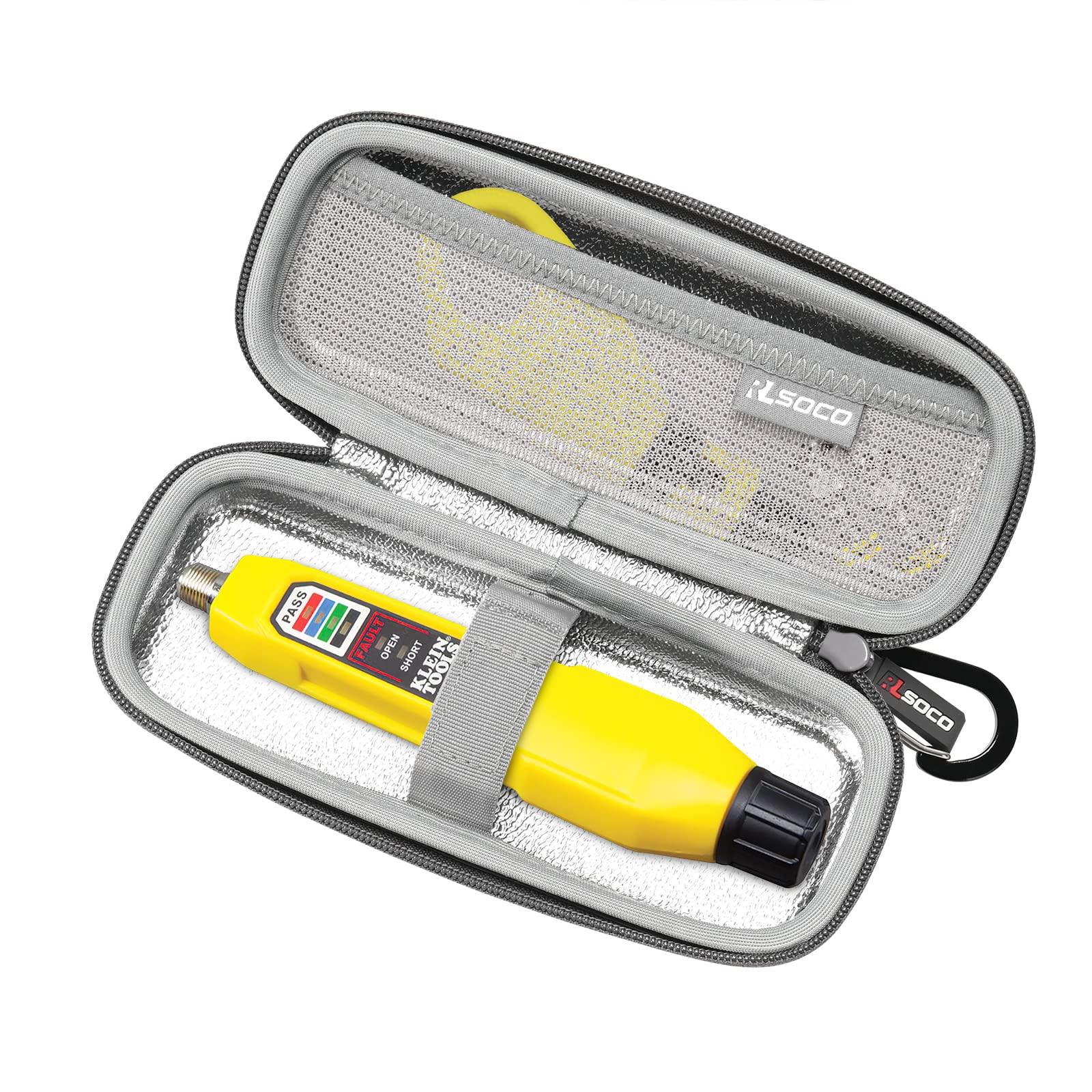 RLSOCO Hard Case for Klein Tools VDV512-101 Explorer 2 Coax Tester Kit & Compatible with Klein Tools VDV002-820 Kit-image-43