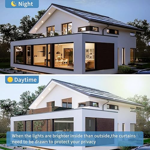 Miniatura 6 de Película de privacidad unidireccional para ventana, película unidireccional para ventana, privacidad durante el día, adherencia estática, bloqueo