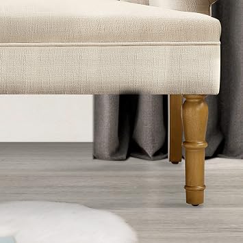 Rosevera Loveseat Sofa for Living Room - Linen, Classic Beige