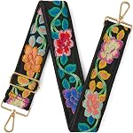 CHUQING Large bandoulière bandoulier col sangle réglable sac pailles Purse pailles Toile de remplacement corps croisé pour les femmes sacs à main multicolore