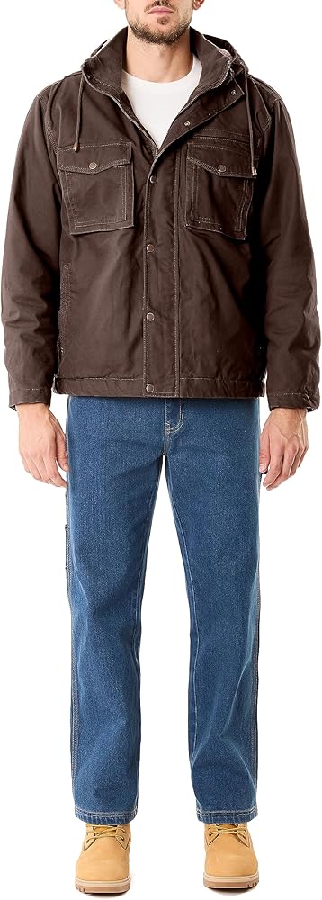 Amazon.com: Smith's Workwear Sherpa-Lined Duck Work Jacket