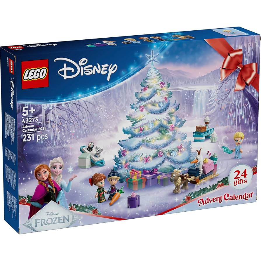 ディズニー　アドベントカレンダー Amazon.com: LEGO Disney Frozen Advent Calendar 2025 Kids Toy