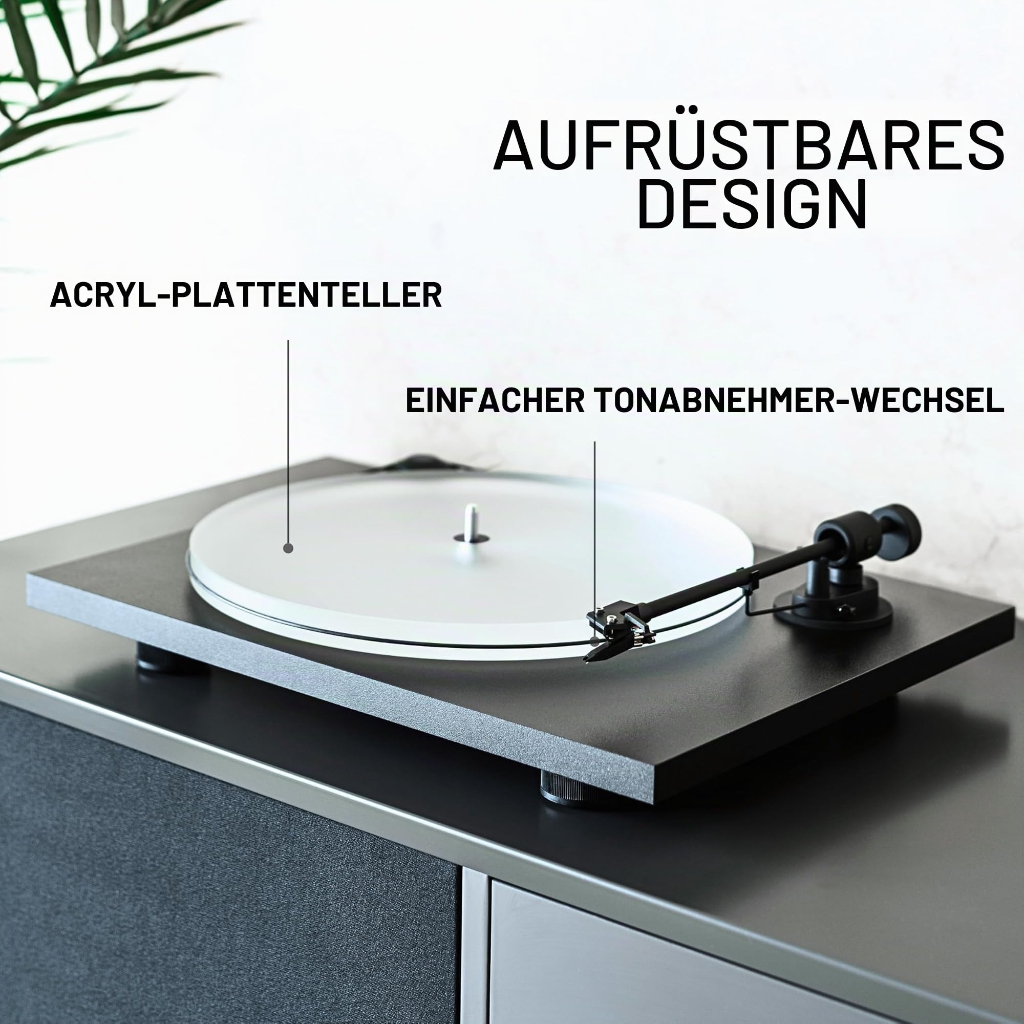 Pro-Ject Primary E Phono - Plug & Play Plattenspieler mit Vorstufe, Rot | Manueller Riemenantrieb für Hi-Fi Klang, Ortofon Tonabnehmer, handgefertigt in Europa für audiophilen Musikgenuss in Stereo