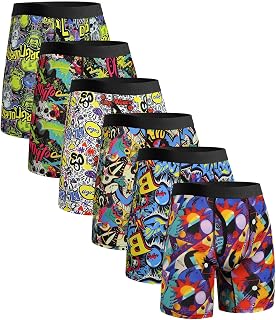Mens Athletic Underwear Mens Boxer Briefs Long Leg Trunks Underwear