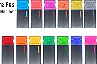 Vista 6 de Herramienta de tuerca remachadora de mano de 16 pulgadas, kit profesional de ajuste de tuercas remachables con 13 mandriles