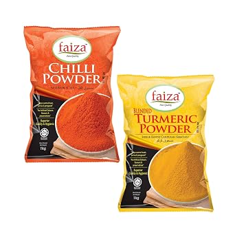 Chilli Powder and Turmeric Powder, 15.52 oz 440 gm, 2 packets