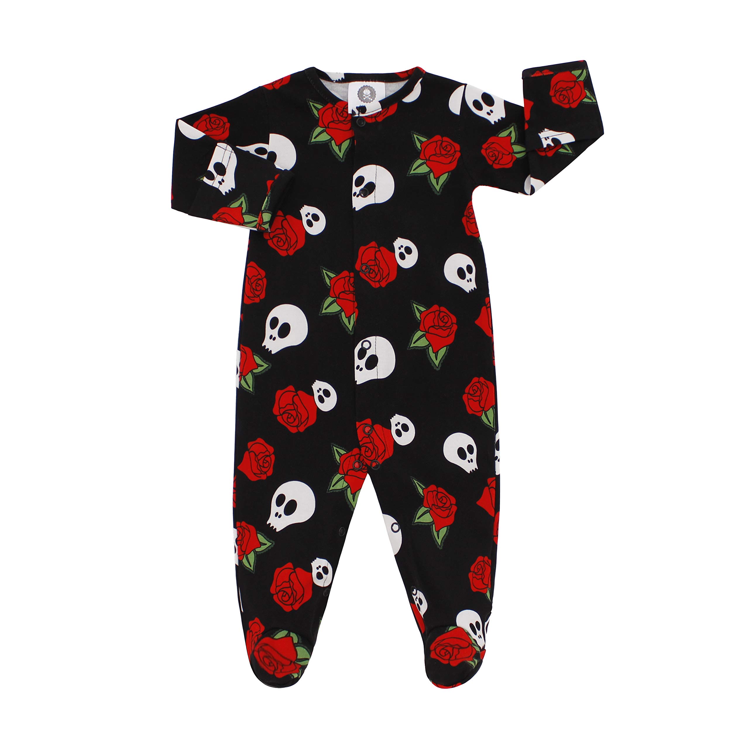 Metallimonsters Skull & Rose Sleepsuit