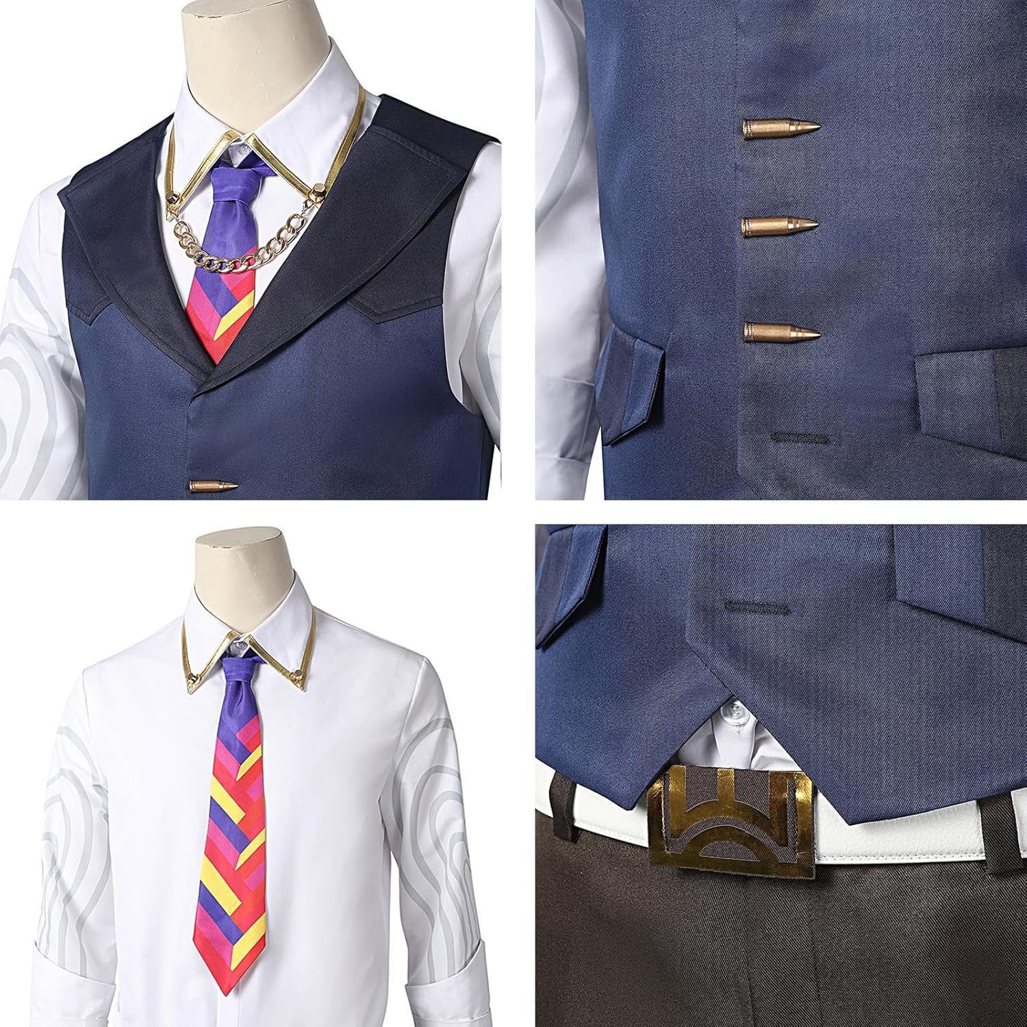 Chamber Costume, Game Cosplay Outfit Halloween Uniform for Men