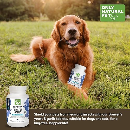Miniatura 5 de Only Natural Pet Brewers Yeast  Garlic Tablets for Dogs - 300 Count