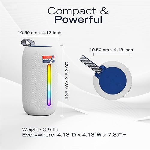 Miniatura 9 de Nautica Altavoz Bluetooth portátil Urban SP610-Navy-White