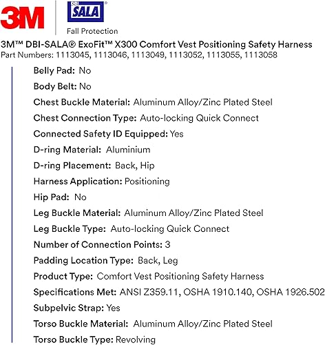 Miniatura 3 de DBI-Sala Arnés Exofit Nex, azulgris, mediano (1113013)