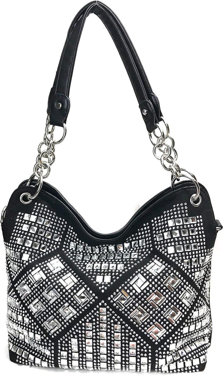Geometric Gem Sparkle Purse