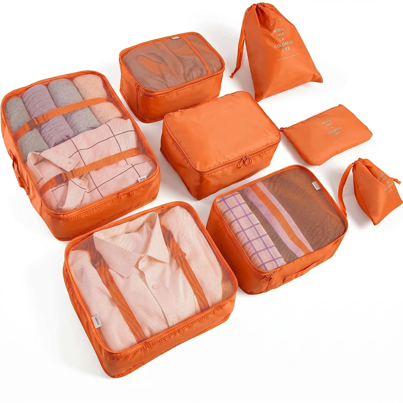 Orange / 8 set