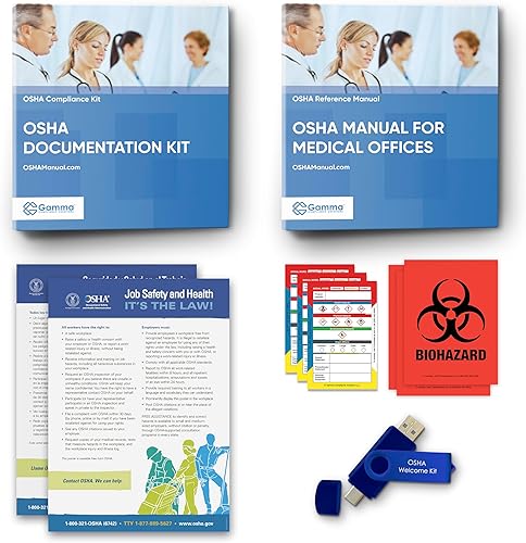 Miniatura 6 de Paquete WISHA para consultorios médicos, incluye manual de reglamentos y estándares (impreso) + políticas y formularios de seguridad (impreso y USB)