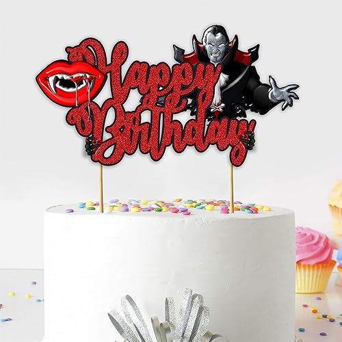 Miniatura 9 de Seyal Turn in Red Happy Birthday Cake Topper