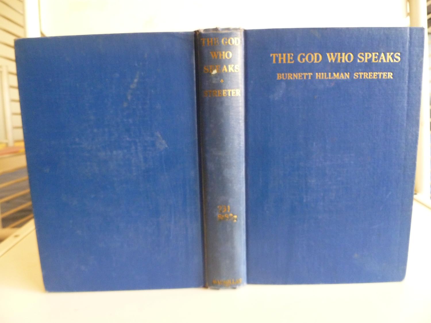 The God Who Speaks Hillman Streeter Books