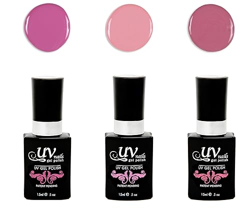 uv-nails Pomona Conjunto de 3de luz UV o LED Gel polaco
