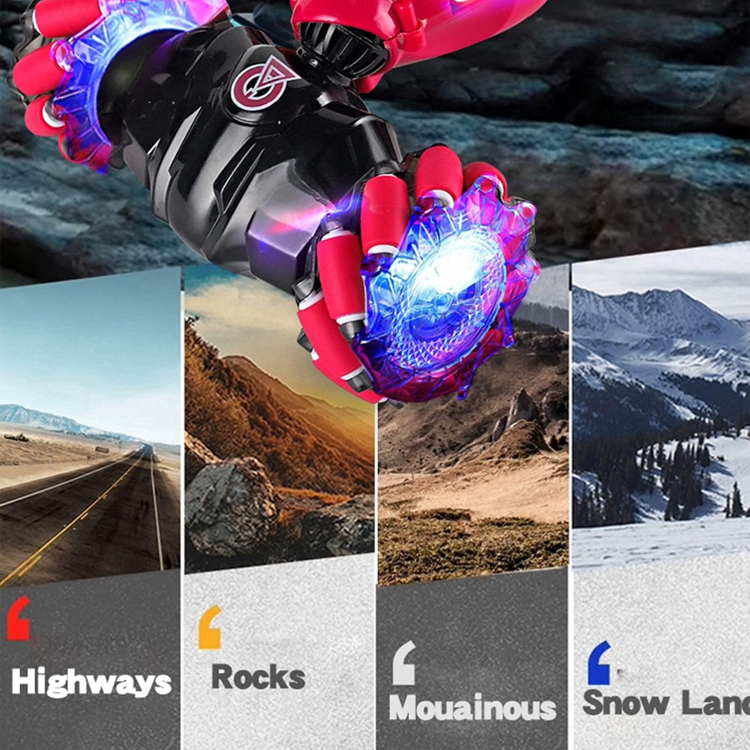 Vehículo de control remoto eléctrico con tracción en las cuatro ruedas ...