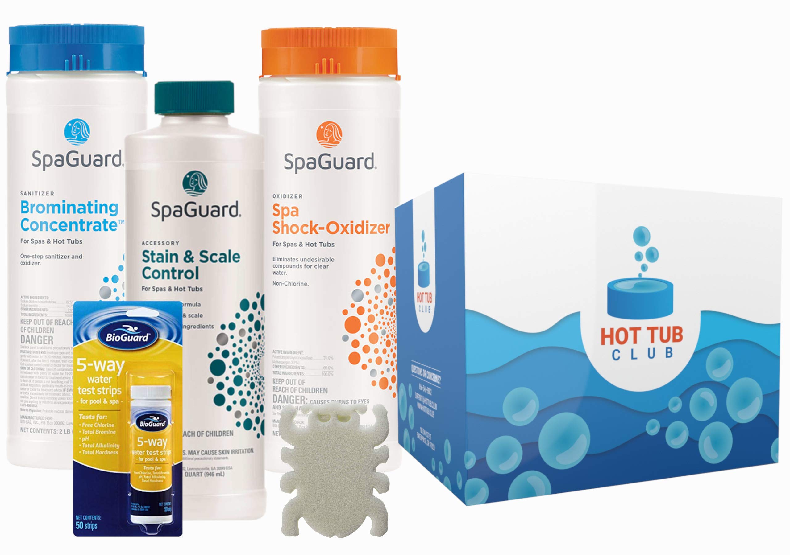 Buy 4 Month Hot Tub Chemical Kit SpaGuard Bromine Granules, Spa Shock