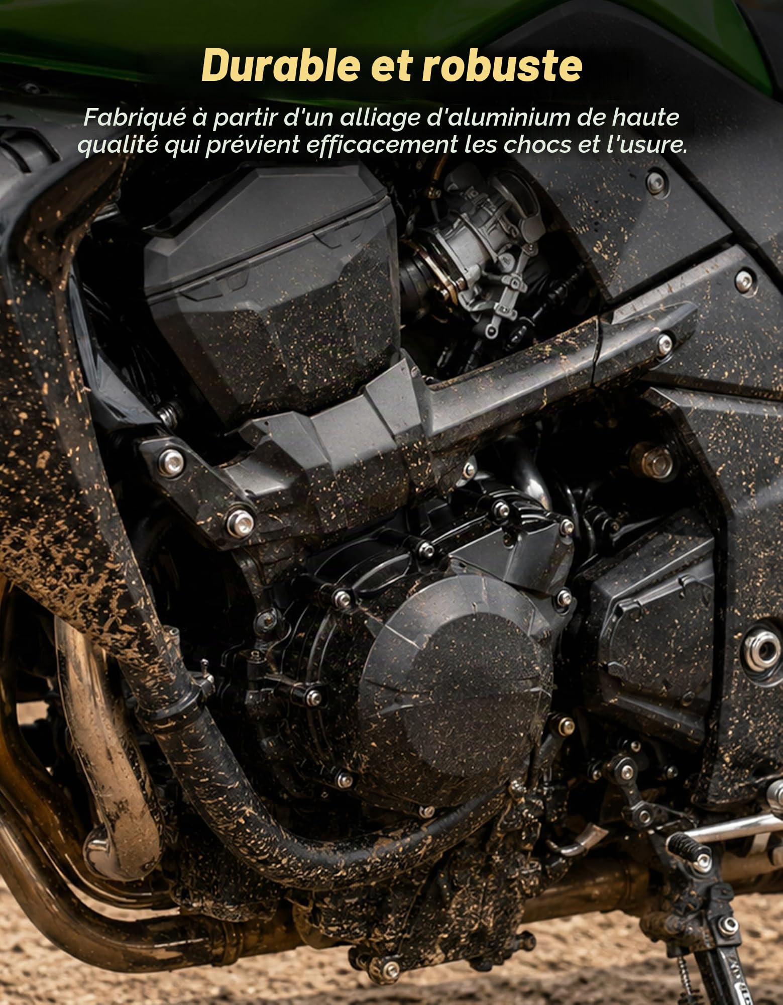 Moteur Gauche Carter de Couvercle de Stator Adapté pour Kawasaki Z750 2007-2009