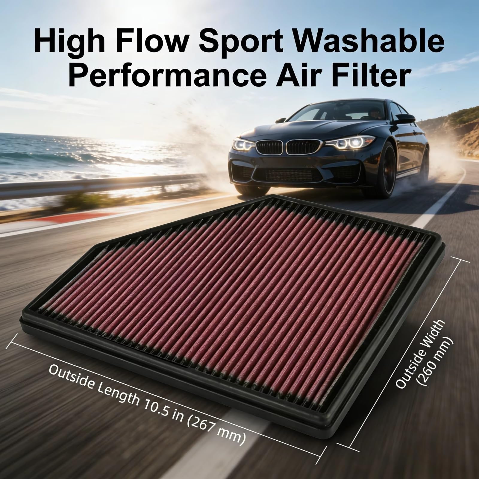 Filtro Aria Per BMW 120i 330i 2017-2019 125i 2016-2019 320i 2015-2019