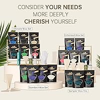 Vista 2 de Lifestance Perlas de cera brasileña para bikini Coco 10.58 oz de cera dura para depilación en cara, cuerpo y piernas – Perlas de perlas