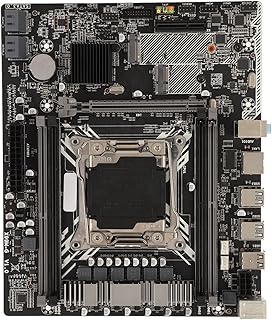 Zunate X99M G Motherboard, LGA 2011 3 V3 V4 Desktop Gaming Motherboard with DDR4 Memory, M.2 WiFi, PCIE Gen3 4X NVME, SATA, M ATX PC Motherboard for Working, Video Editing