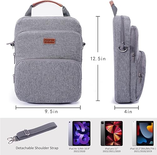 Miniatura 2 de Funda grande para libros con cremallera, bolsa para libros (9.5 x 12.5), bolsa protectora de libros, funda de libro para amantes de los libros,