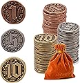 50PCS Metal Coins for Board Games