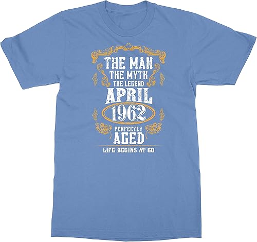Baku Apparel Man Myth 60th Birthday April 1962 Gift Unisex Tee Tshirt