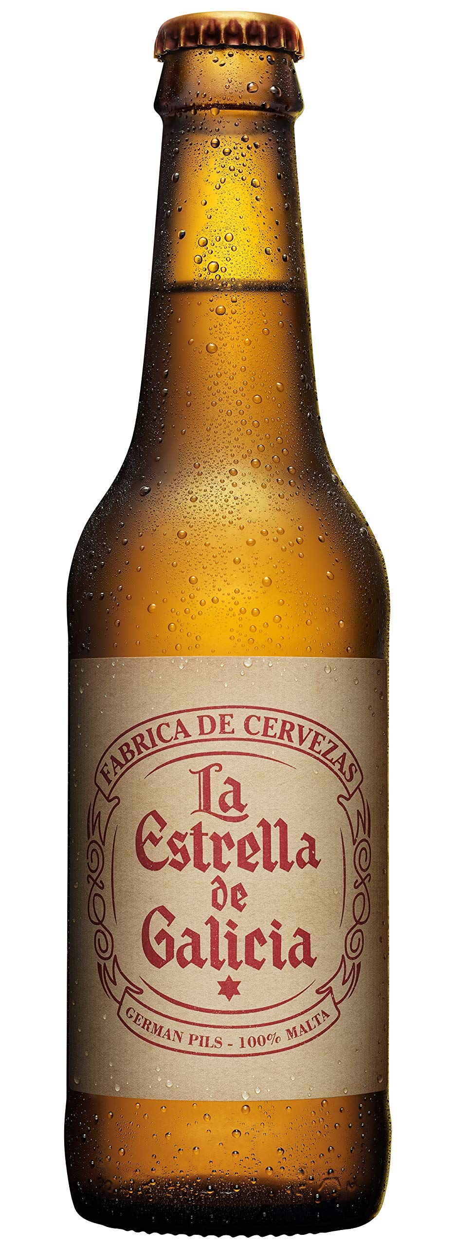 Cerveza 1906 GALICIAN IRISH RED ALE PACK 24 BOTELLAS DE 33 CL & La Estrella de Galicia Cerveza - Pack de 24 botellas x 330 ml - Total: 7.92L