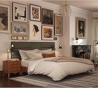 Vista 102 de Jaxx Panelist - Cabecero acolchado moderno, juego de 4 paneles para montar en la pared (cada uno de 11.25 x 38 pulgadas), tamaño King