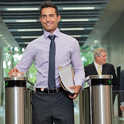 Miniatura 6 de LRITER Soporte para insignia y clip retráctil resistente, soporte para tarjeta de identificación con carrete retráctil para profesor, enfermera.