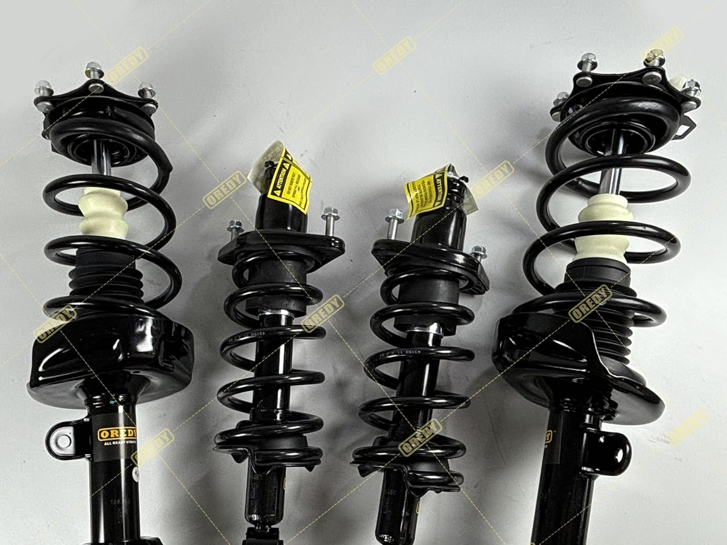 OREDY Front & Rear Struts Coil Springs for 2007 2008 2009 2010 2011 Honda CR-V CRV Shock Absorbers Assembly - 172497L 172497R 272491 272492 (4PCs)