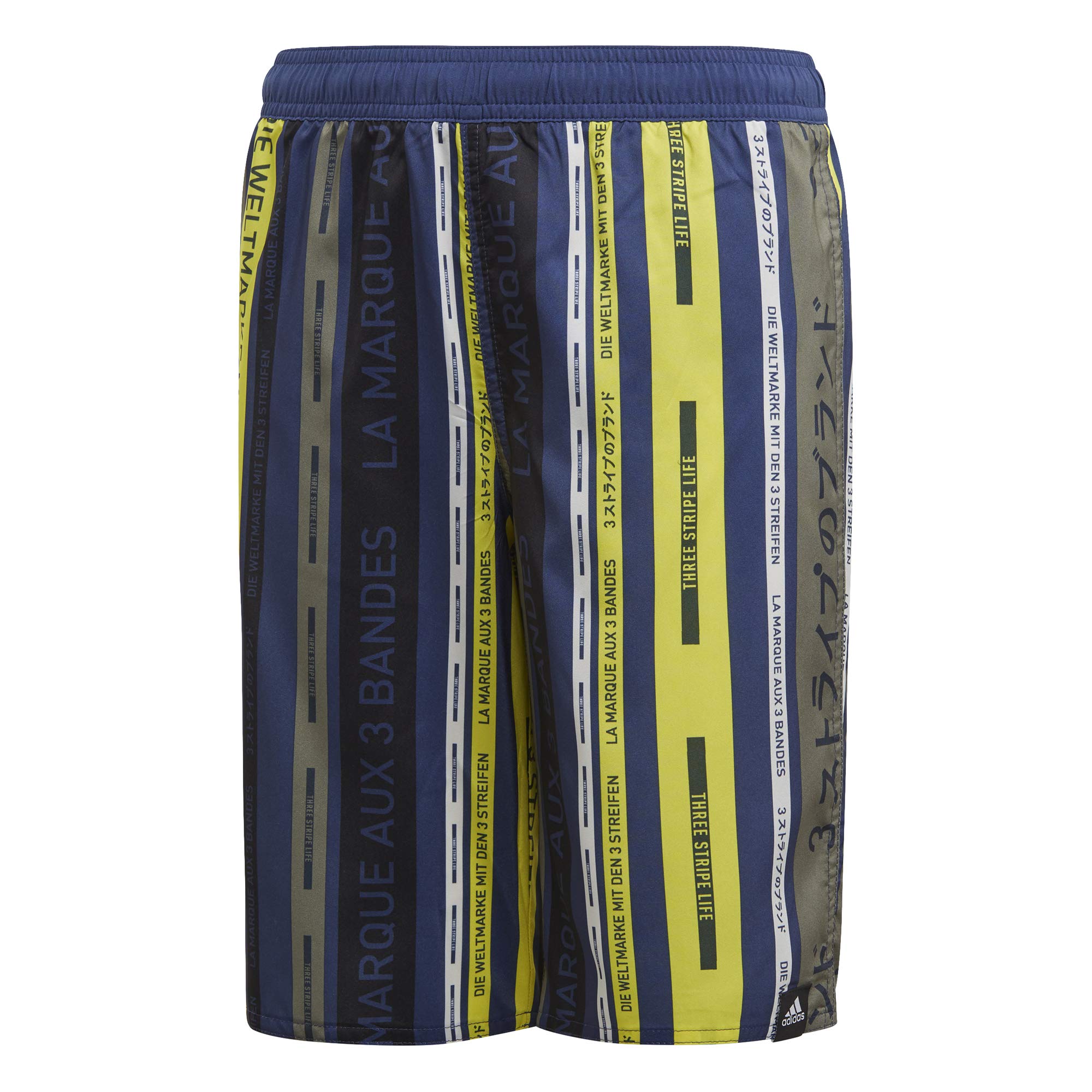 adidas Ya AOP Shorts Bañador, Unisex niños, Negro, 128