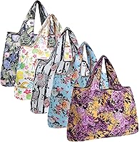 Vista 1 de allydrew Bolsas grandes plegables de nailon reutilizables para comestibles, paquete de 5