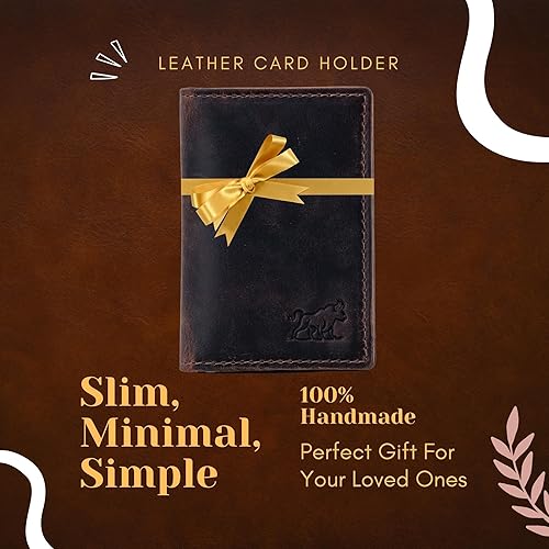 Miniatura 5 de SKiDE Cartera pequeña para hombre Cartera minimalista y cartera tarjetero Carteras delgadas para hombres y billetera delgada con bloqueo RFID