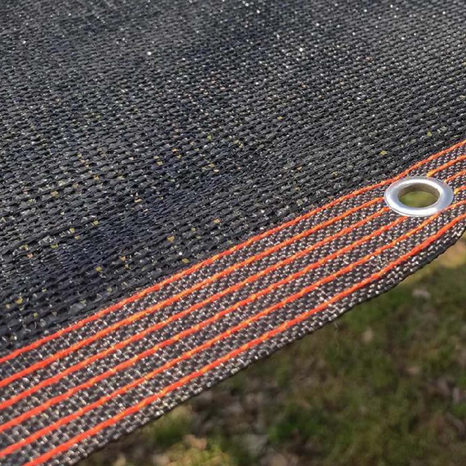 Material de jardín para cubiertas, 4 x 9 m, 80 % de protección solar, con ojales, protección UV, resistente al viento, protección solar para plantas, pérgola, cubierta, red de jardín, protección