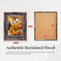 Vista 211 de BarnwoodUSA - Portarretratos con marco de estilo rústico