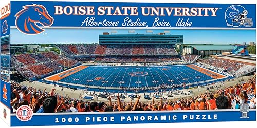 Vista 11 de MasterPieces - Rompecabezas de 1000 piezas, NCAA Montana Grizzlies, vista panorámica del estadio de fútbol, divertido para adultos y familia, 13 x