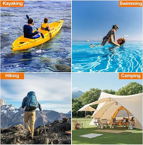 Miniatura 8 de Bolsa seca, impermeable flotante y ligera, bolsa seca enrollable que mantiene el equipo seco, para kayak, rafting, canotaje, natación, campamento,